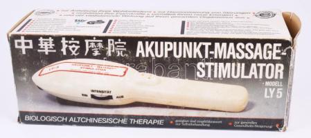Akupunktúrás masszázs stimulátor, dobozában