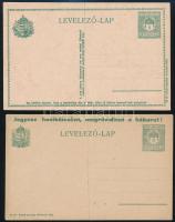 1914-1918 2 db 8f használatlan levelezőlap