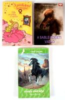 4 db könyv - Kimpton, Diana: A pónibolond hercegnő; Hughes, Susan: A Sable-szigeti vadló; Siamon, Sharon: Mysteri utolsó esélye. Kiadói papírkötés, jó állapotban.