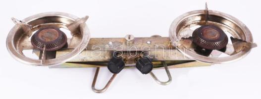 Lengyel kemping égő, jó állapotban, 38x22 cm