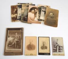 Vegyes katonai fotó tétel, 16 db, változó méretben és állapotban