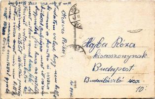 1943 Ipolyság, Sahy; Horthy Miklós laktanya, tiszti lakások, betonbunker, magyar katonák / Hungarian...