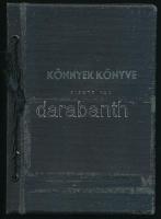 Könnyek könyve. 1940-1945 mártírjai emlékére a Pécsi Izraelita Hitközség. Pécs, é.n., Novák-ny., 79+[1] p. Kiadói zsinórfűzéses egészvászon-kötés, kopott borítóval, néhány lap széle ragasztott.
