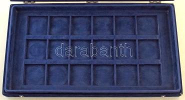 Éremtartó doboz, "1000 Jahre Rußland - Die offiziellen Gedenkmünzen", kívül-belül bársonyo...