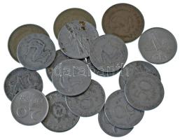 1946. 1Ft Al "Kossuth-címer" (anyaghiba) + 1948-1965. 50f Al (8db, 3xklf) + 1949-1950. 1Ft Al "Rákosi-címer" (3db, 2xklf) + 1950-1966. 2Ft Cu-Ni (3xklf) + 1959. 20f Al (2db) + 1967. 1Ft Al T:XF-VG