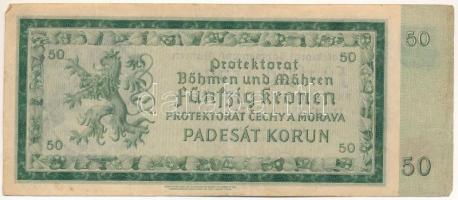 Német Harmadik Birodalom / Cseh-Morva Protektorátus 1940. 50K T:F
German Third Reich / Protectorate...
