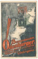 Burgenländer, Odenburger, wehrt Euch gegen die wirtschaftliche Abschnürung. Sie ist Euer Untergang! Anläßlich der Befreiung des Burgenlandes: Der Ödenburger Heimatdienst. Kunstverlag Amon Göth / Burgenland felszabadítása alkalmából: a soproni hazaszolgálat, magyarellenes propaganda / On the occasion of the liberation of Burgenland: the Ödenburg homeland service, propaganda against Hungary (EK)