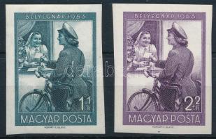 1953 Bélyegnap (26.) vágott sor (9.000)