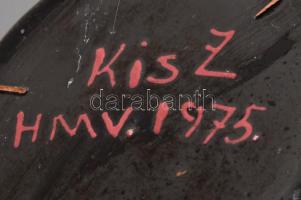 Kis Zoltán Hódmezővásárhely ikebana, d: 15 cm, m: 9 cm