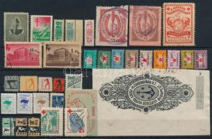 Kis parafilatélia tétel stecklapon