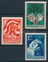Ausztria 1950 Mi 952-954 (Mi EUR 150,-)