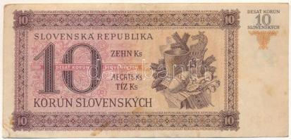 Szlovákia 1943. 10K "Di 29 134280" T:F foltos
Slovakia 1943. 10 Korun "Di 29 134280&...