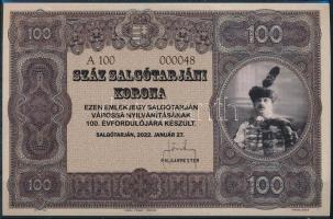 2022 Száz Salgótarjáni Korona emlékív (Nr 000048) Ritka!