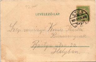 1903 Pöstyén-fürdő, Kúpele Piestany; Vigadó belső, Virágcsarnok. Hornyánszky V. / Redoutensaal, Blum...