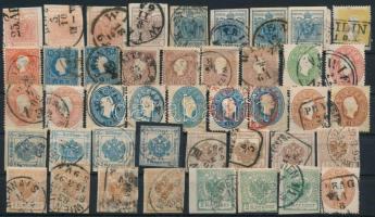 Ausztria kis tétel régi bélyegekkel stecklapon