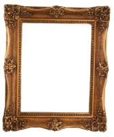 Dekoratív blondel képkeret. Belső méret 35x45 cm, minimális sérüléssel