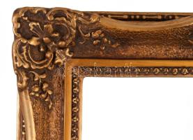 Dekoratív blondel képkeret. Belső méret 35x45 cm, minimális sérüléssel