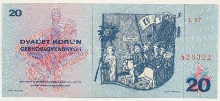 Csehszlovákia 1970. 20K T:UNC,AU
Czechoslovakia 1970. 20 Korun C:UNC,AU