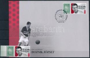 2025 100 éve született Bozsik József megszemélyesített bélyeg + FDC