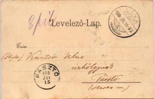 1900 Garamszentbenedek, Sankt Benedikt, Sväty Benadik, Hronsky Benadik; bencés apátság / Benedictine...