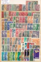 Brit Guyana és Guyana 194 db klf bélyeg klasszikusokkal és komplett sorokkal közepes berakólap mindkét oldalán