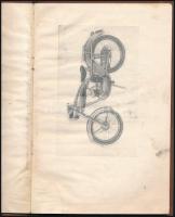 K-55 motor használati útmutatója, orosz nyelven, egészvászon kötésben, sérült, foltos lapok, kopotta...