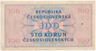 Csehszlovákia 1945. 100K "501937" T:F fo.
Czechoslovakia 1945. 100 Korun "501937&quo...