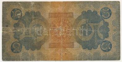 Csehszlovákia 1921. 5K T:VG
Czechoslovakia 1921. 5 Korun C:VG
Krause P#15