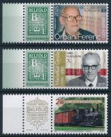 2025 Orbán Ferenc, Madarász Gyula + Kemencei Erdei Múzeumvasút megszemélyesített bélyegek