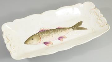 Halas tál, matricás, kis kopással 30 cm