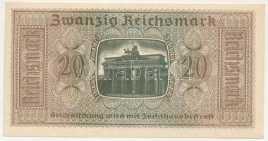 Német Harmadik Birodalom / Német megszállt területek 1940-1945. 20M "M.2821185" T:AU
Germ...