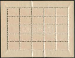 1947 Roosevelt 8f 25-ös teljes ív (ráncok / creases)