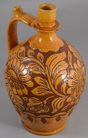 Vizes korsó. Mázas kerámia, jelzett, hibátlan 27 cm