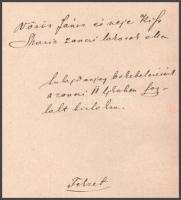 1875 Pozsony, a pozsonyi királyi törvényszékhez benyújtott kérvény külzete 15kr okmánybélyeggel, bél...