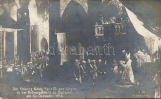 Budapest I. Mátyás-templom IV. Károly megkoronázása