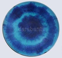 Bene József Iparművész kerámia tál. Kézzel festett, jelzett, hibátlan d: 28 cm