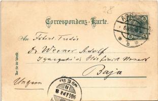 1905 Abbazia, Opatija; Strandweg. Verlag von G. Rüger &amp; Co. / tengerpart / shore (EK)