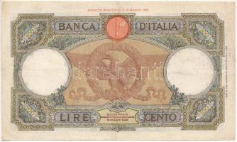 Olaszország 1936. 100L T:F
Italy 1936. 100 Lire C:F
Krause P#55