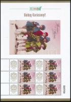 2025 Boldog karácsonyt! megszemélyesített hatos kisív dísztokban