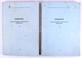 Útmutató a magyarországi méhlegelők térképéhez I-II. kötet. 1972, Országos Méhészeti Szövetkezeti Vállalat. Kiadói papírkötés, kopottas állapotban.