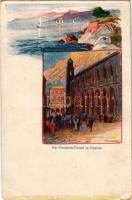 Dubrovnik, Ragusa; Der Rectoren-Palast / palace. Dalmatien XXXVIII/10. Wiener Künstler Postkarte Philipp &amp; Kramer artist signed (EB)