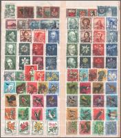 Svájc 1913-1999 44 klf komplett kiadás jobbakkal, összesen 156 db bélyeg berakólapon