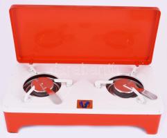 Etna Fémipari Szövetkezet, spirituszfőző, zománc, jelzett, hibátalan, nem használt 34 cm