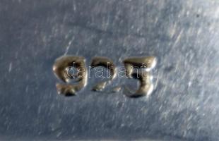 Ezüst (Ag) trinity gyűrű, jelzett, méret: 56, nettó: 10,9 g