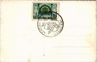 1940 Szatmárnémeti, Satu Mare; hölgyek népviseletben, bevonulás / ladies in folk costume, entry of t...