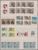 1989-1993 73 db MINTA bélyeg A/4-es berakólap mindkét oldalán