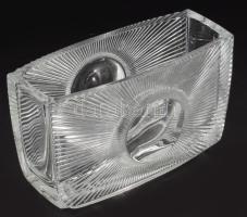 Libochovice gyár, Rudolf Jurnikl (1928-2010) designer: "Osaka" váza. Jelzés nélkül, hibátlan, 18x10 cm