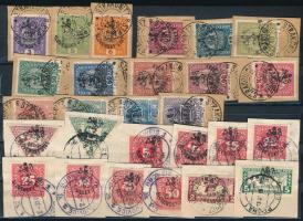 Csehszlovákia 1918 27 db helyi kiadású bélyeg (garancia nélkül)