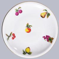 Alföldi 6 darab gyümölcsmintás tányér, jelzett, kis kopással, d: 16,5 cm