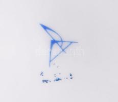 Alföldi 6 darab gyümölcsmintás tányér, jelzett, kis kopással, d: 16,5 cm